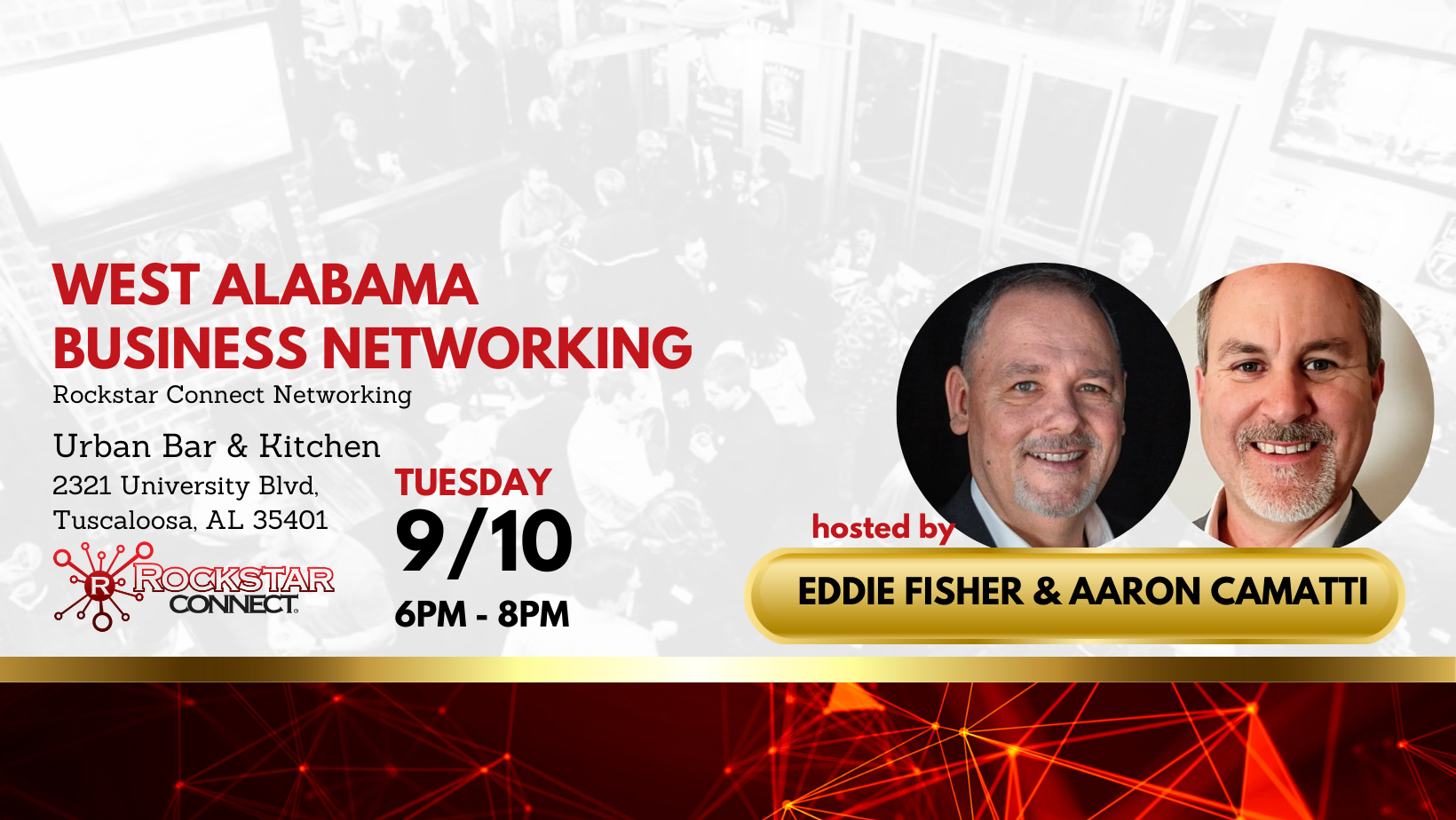 Free West Alabama Business Rockstar Connect Networking Event (September)
